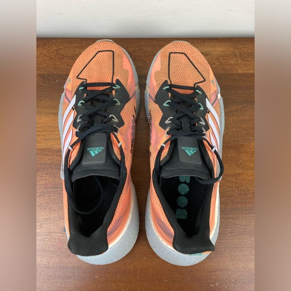 Adidas X9000L4 #FY1209 Orange Black Grey Color Size 8.5 Men’s Sneakers - Picture 12 of 13